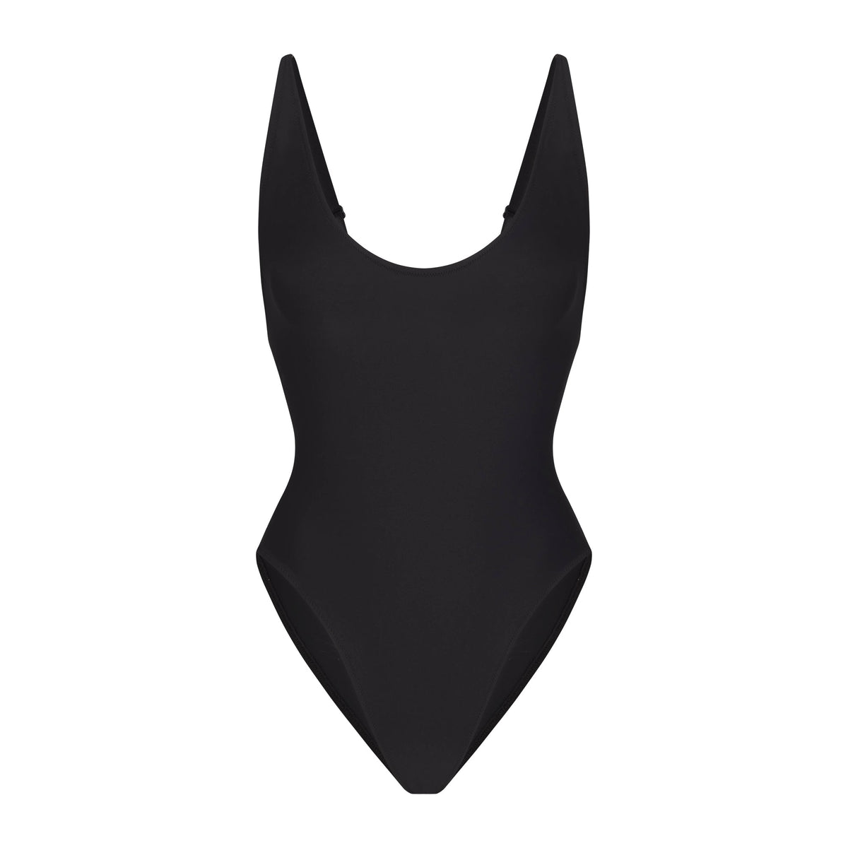 SIGNATURE SWIM SCOOP NECK ONE PIECE NEW | ONYX