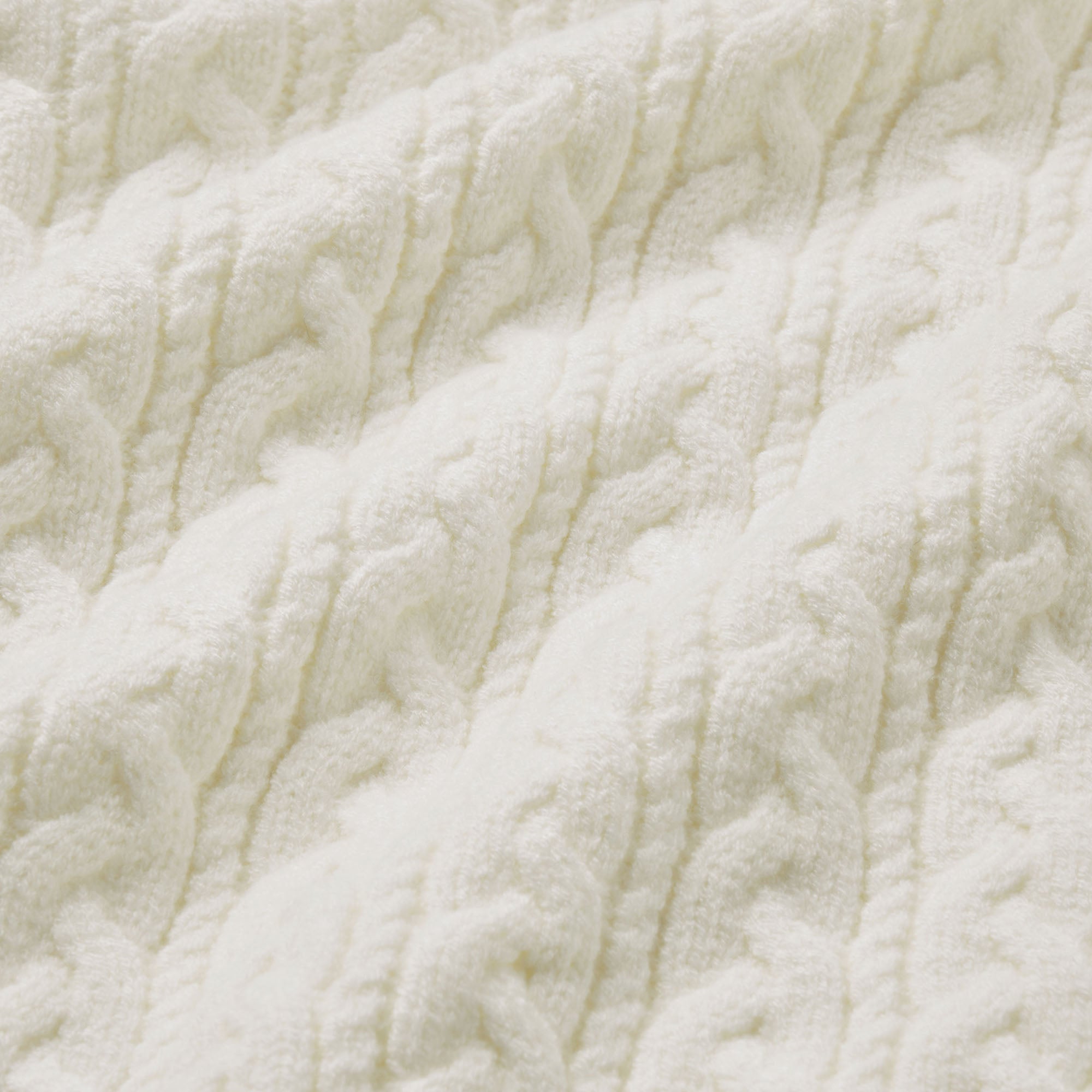 SWEATER KNIT CABLE STRAIGHT LEG PANT | IVORY