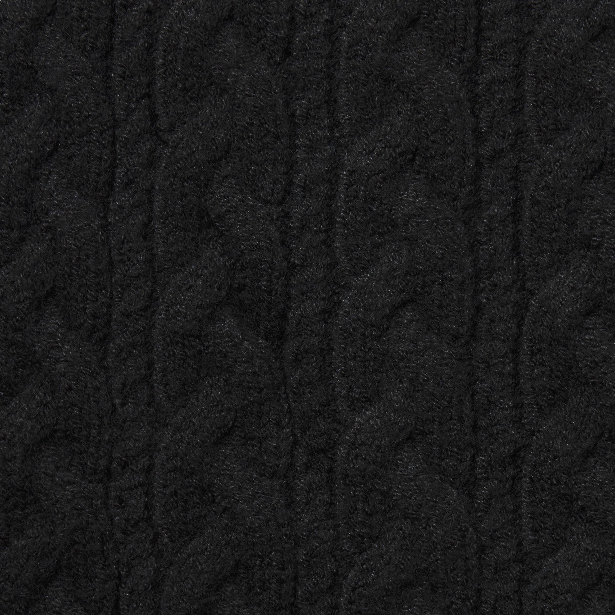 SWEATER KNIT CABLE TURTLENECK | ONYX