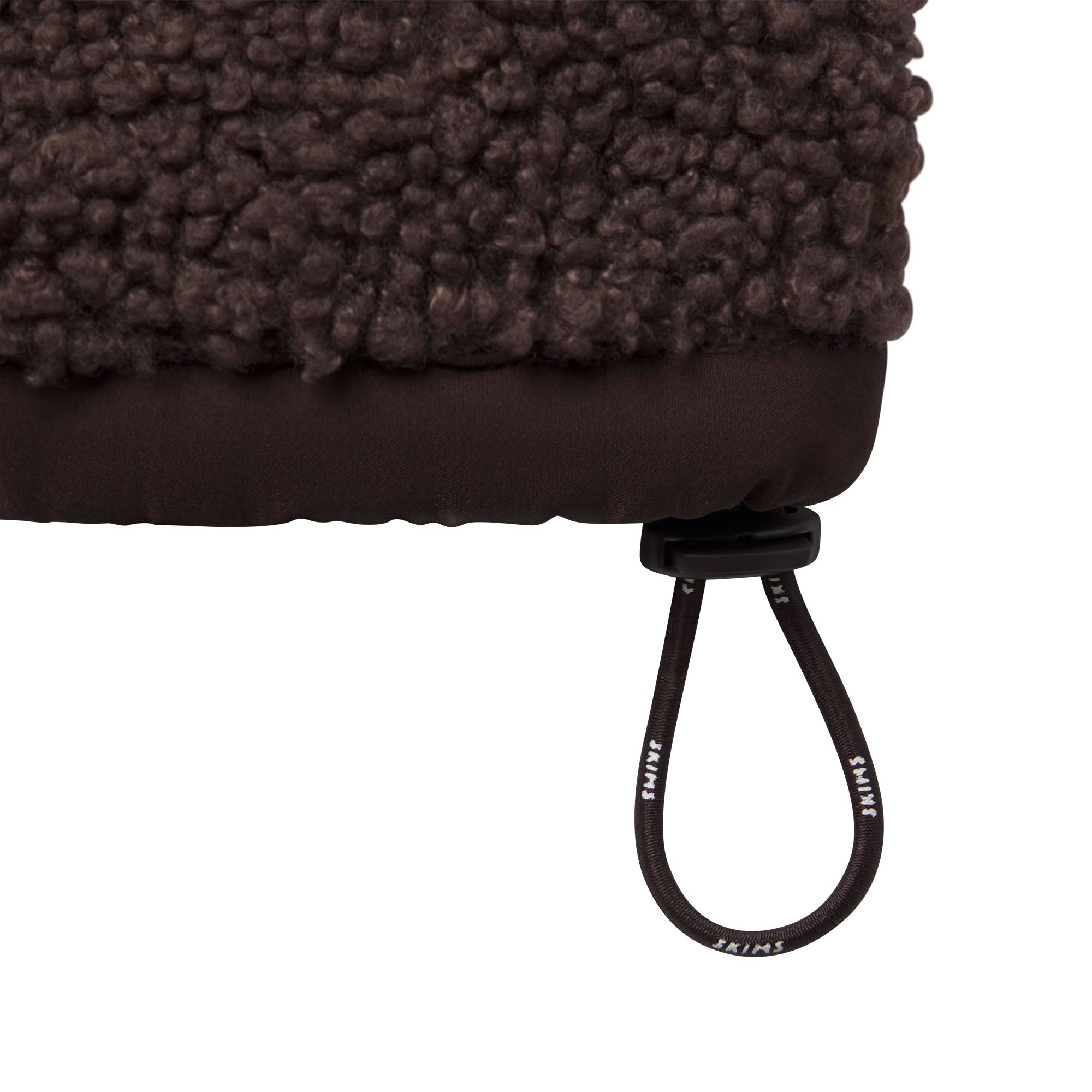 TEDDY BOXY ZIP UP JACKET | ESPRESSO