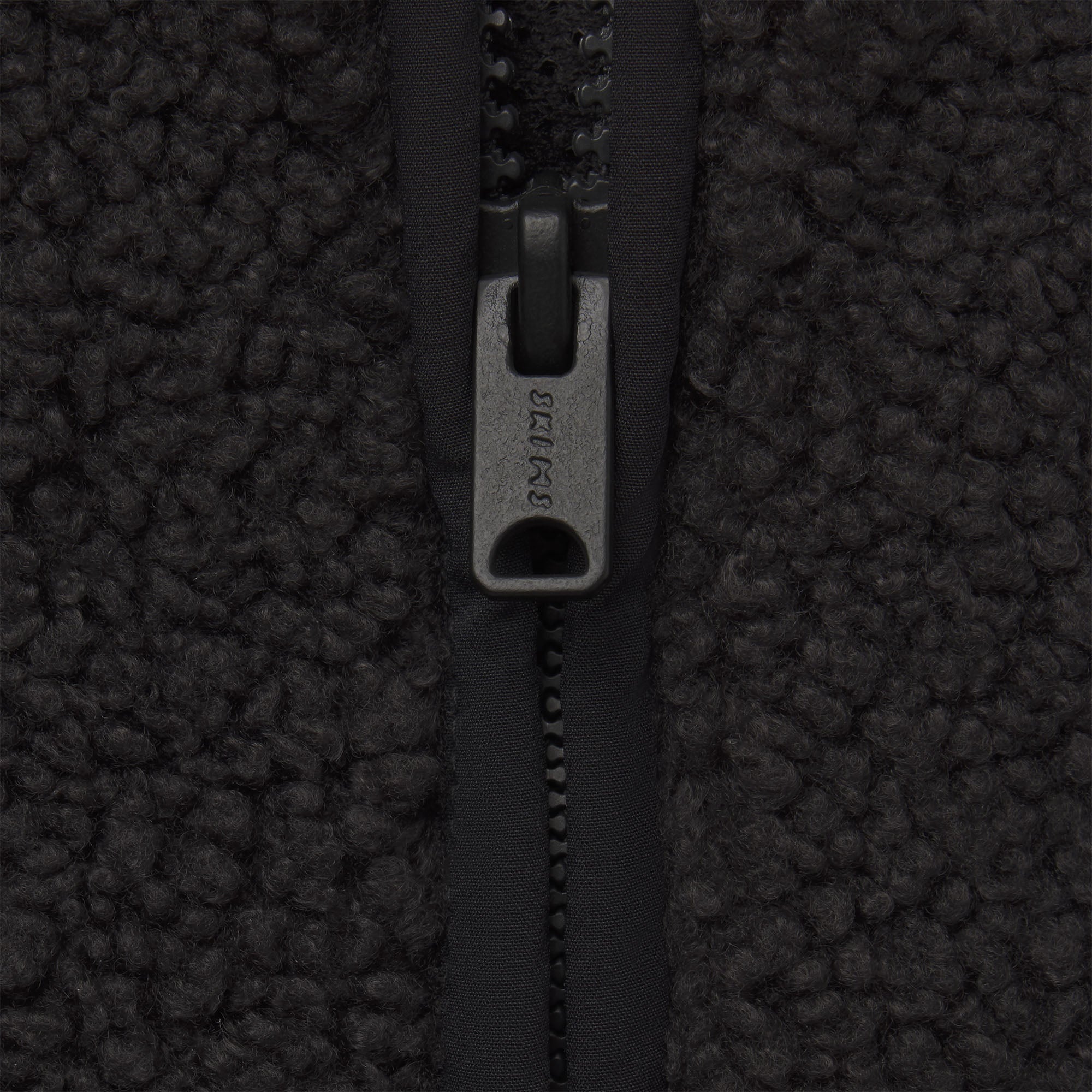 TEDDY BOXY ZIP UP JACKET | ONYX