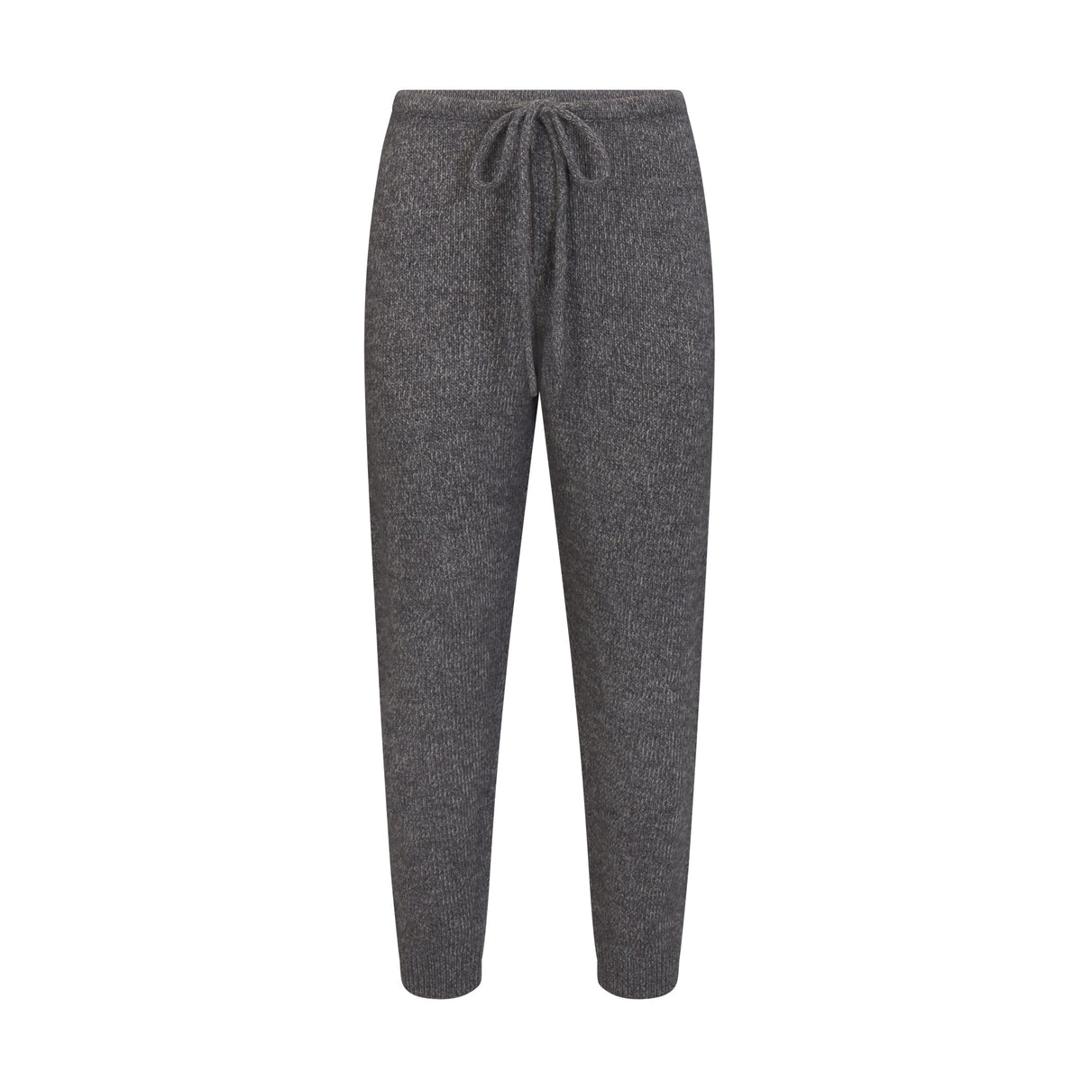 TWEED KNIT TEXTURED PANT | DARK HEATHER GREY