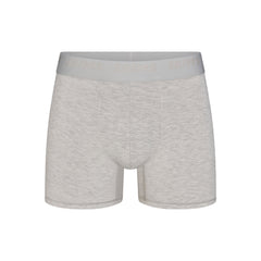 SKIMS STRETCH MENS 3 INCH BOXER BRIEF | LIGHT HEATHER GREY
