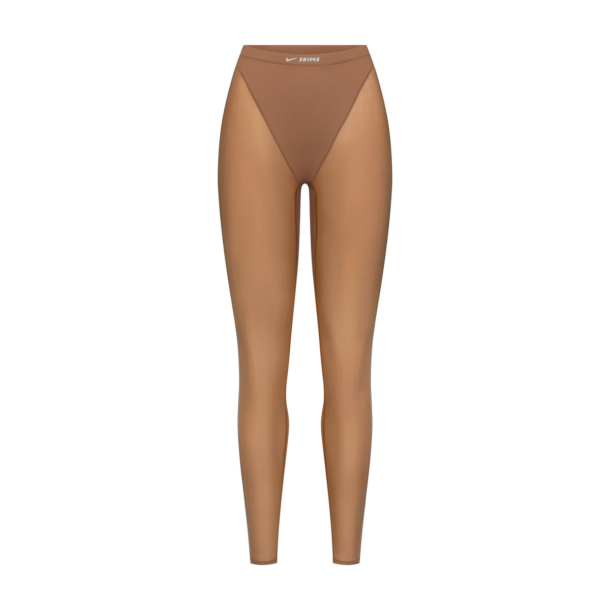 NikeSKIMS WEIGHTLESS LAYERS V-PANEL 28" LEGGING | CAROB BROWN