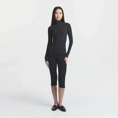 COTTON JERSEY TURTLENECK LONG SLEEVE | SOOT