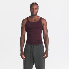 SKIMS COTTON MENS RIB TANK 3-PACK | CURRANT STERLING MULTI