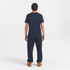 SKIMS COTTON MENS CLASSIC T-SHIRT | NAVY