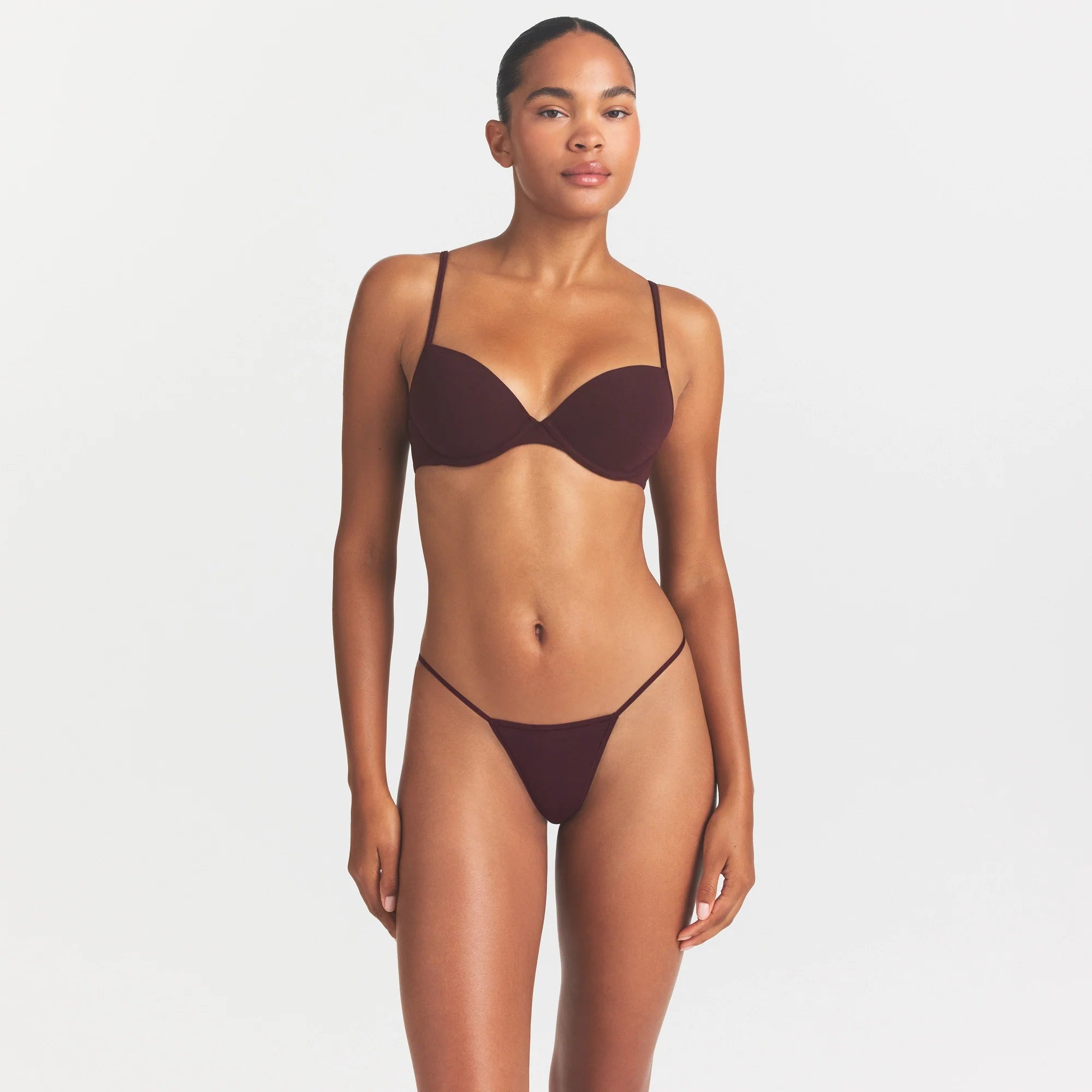 EVERYDAY COTTON STRING THONG | CURRANT